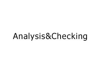 Analysis&Checking